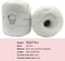 80g Sparkle Silver Lurex Thread Shining Yarn, Metallic Crochet Thread Yarn for Crocheting, Sparkle Metallic for Knitting Clothes, Car Charm, Keychain Charm(White)